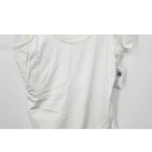 New NWT Old Navy Tie-Shoulder V-Neck‎ Rib-Knit Bodysuit White Medium - Picture 8 of 14